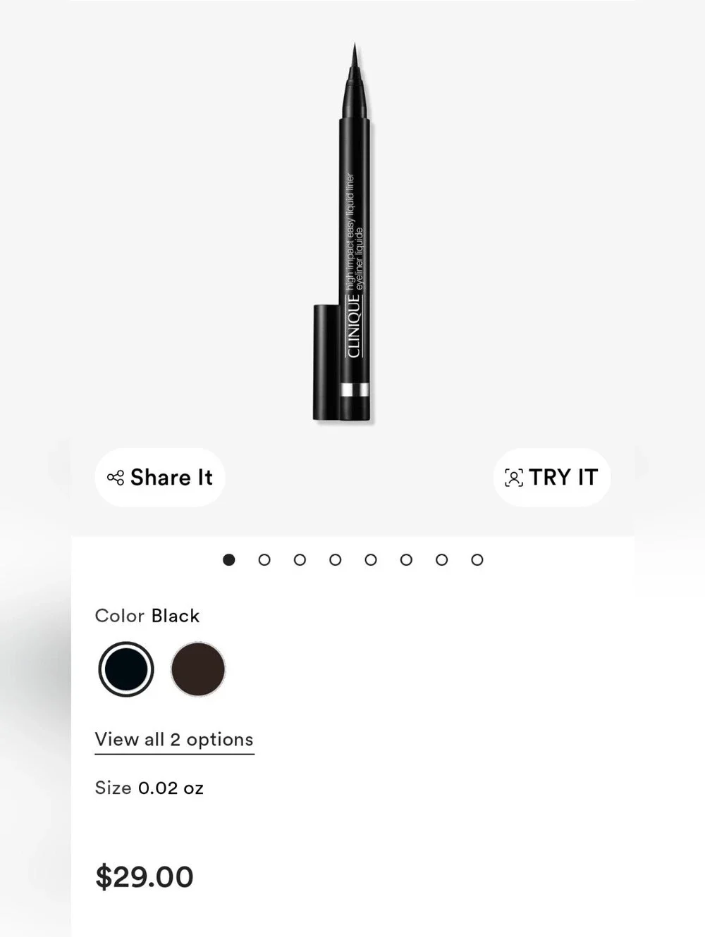 NEW (2) Clinique Eyeliner
